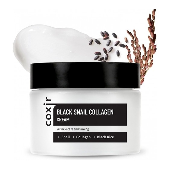 Coxir Black Snail Collagen Cream - Crema Viso Anti-EtÃ  Elasticizzante 50 Ml