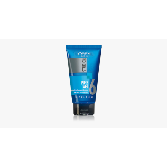 L'Oreal Paris Studio Line Pure Wet Gel Effetto Bagnato 24H Fissaggio Forte 150 ml