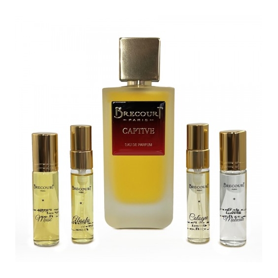 Brecourt Paris Captive - Eau De Parfum Donna 100 Ml Vapo + Filtri Emozionali 4 X 7 Ml