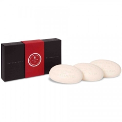 Savonneries Bruxelloises Tripple Milled Soap - Sapone Al Red Wine, Idratante E Profumato Con Burro Di Karitè, 3 X 100 G