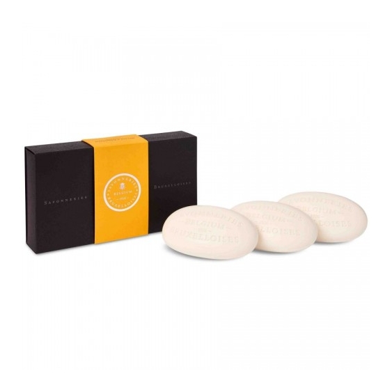 Savonneries Bruxelloises Orange & Grapefruit - Set Di Saponi Triple Milled Idratanti 3 X 100 G