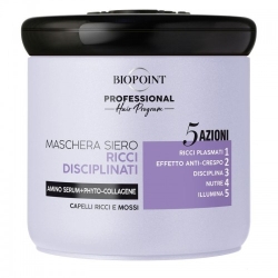 Biopoint Maschera Siero Ricci Disciplinati - Trattamento Intensivo Per Capelli Ricci E Mossi 400 Ml