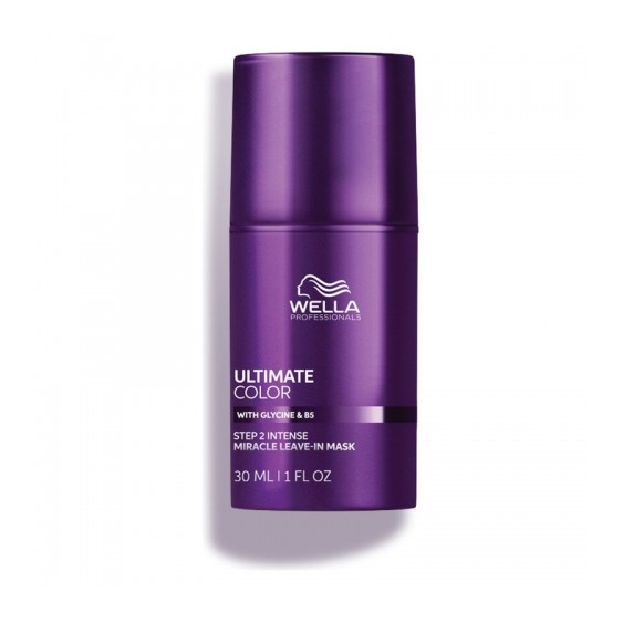 Wella Ultimate Color Step 2 Intense Miracle Leave-In Mask - Trattamento Capelli Colorati Idratante Protettivo Uv E Anti-Rottura 