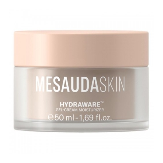Mesauda Hydraware Gel-Cream Moisturizer - Crema Viso Idratante Rimpolpante 24H 50 Ml
