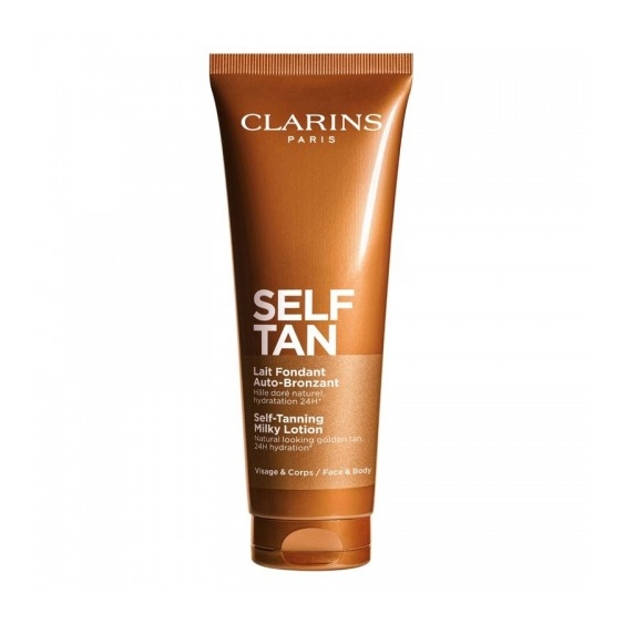 Clarins Self Tan Lait Fondant Auto-Bronzant - Lozione autoabbronzante 125 Ml