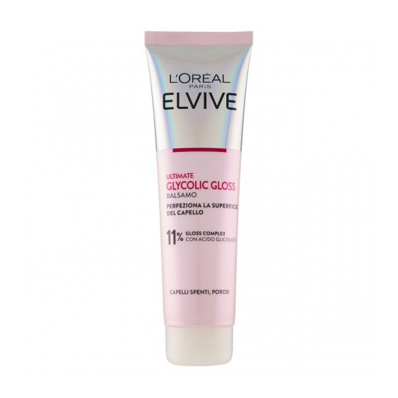L'Oreal Paris Elvive Ultimate Glycolic Gloss Balsamo per capelli spenti e porosi 150 ml
