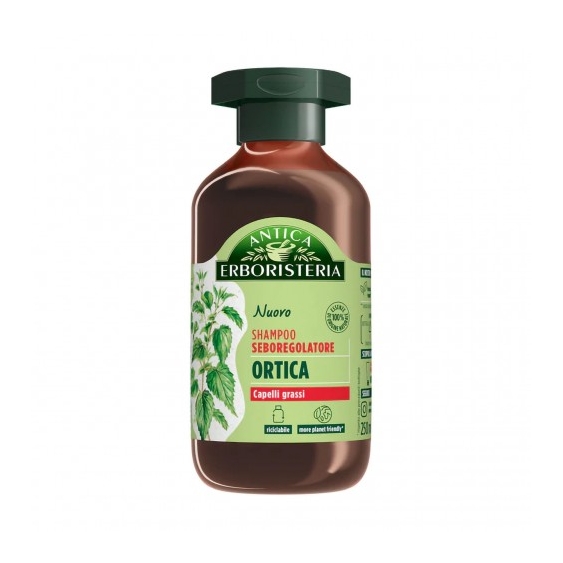 Antica Erboristeria Ortica - Shampoo Seboregolatore per Capelli Grassi 250 ml