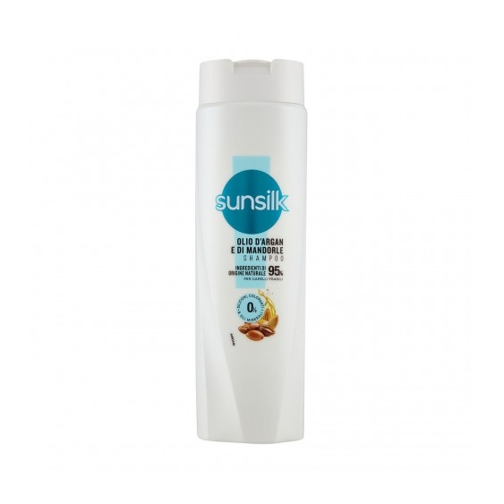 Sunsilk Olio d'Argan e di Mandorle - Shampoo per Capelli Fragili 250 ml