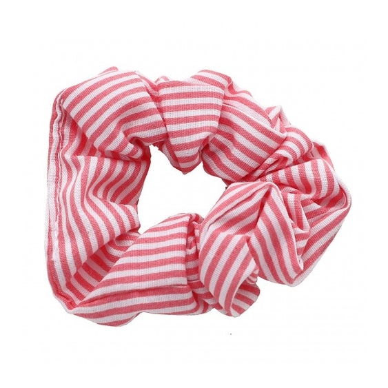 Ib Fashion Hair Ferma Coda Con Righe Rosse e Bianche