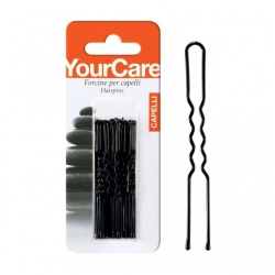 Your Care 12 Forcine Nere da da 2,5 per capelli