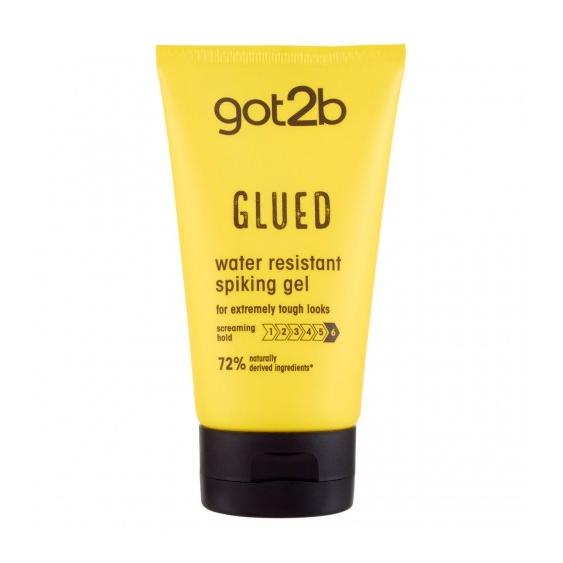 Got2B Glued Water Resistant Spiking Gel - Gel Per Capelli A tenuta Ultra-Forte 150 ml