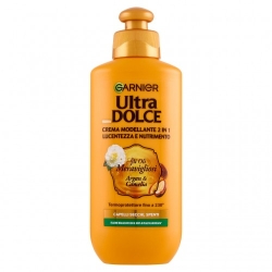 Garnier Ultra Dolce Gli Oli Meravigliosi Argan e Cameli - Crema Modellante 2 In 1 Lucentezza e Nutrimento 200 ml