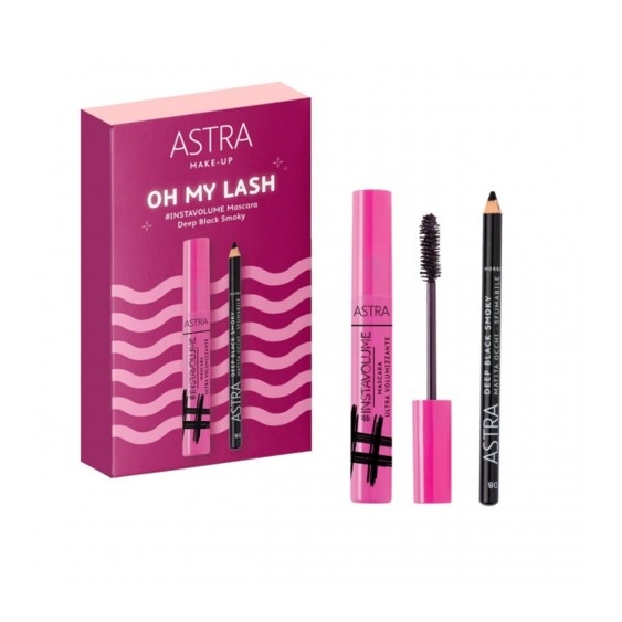 Astra Oh My Lash - Mascara Instavolume + Matita Occhi Deep Black Smoky
