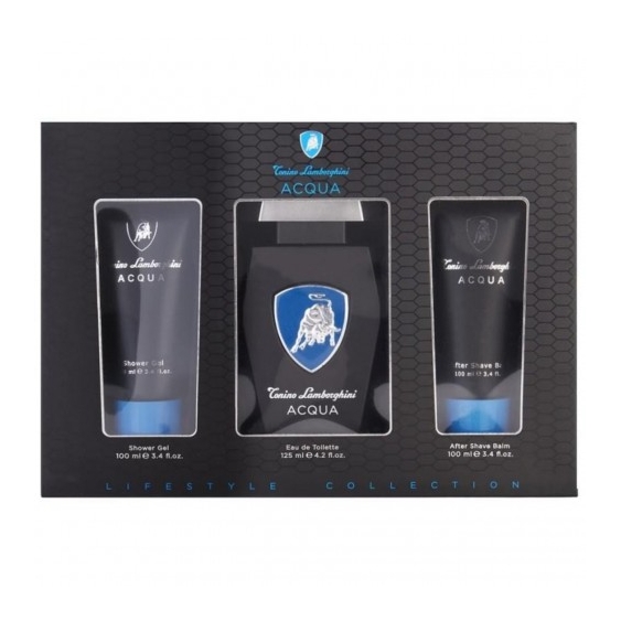 Tonino Lamborghini Acqua - Eau de Toilette Uomo 125 ml + Gel Doccia 100 ml + Balsamo Dopobarba 100 ml