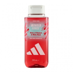 Adidas Vibes Wonder Force Notes of Rhubarb & White Musk - Docciaschiuma rivitalizzante 250 ml