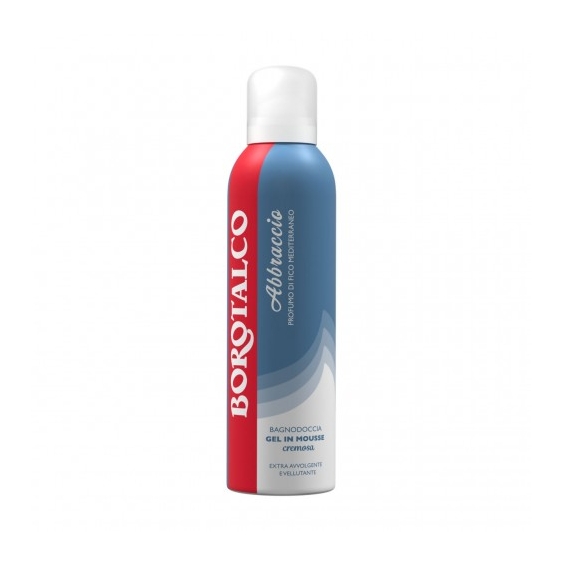 Borotalco Abbraccio Fico Mediterraneo - Bagnodoccia Gel in Mousse Cremosa 200 ml