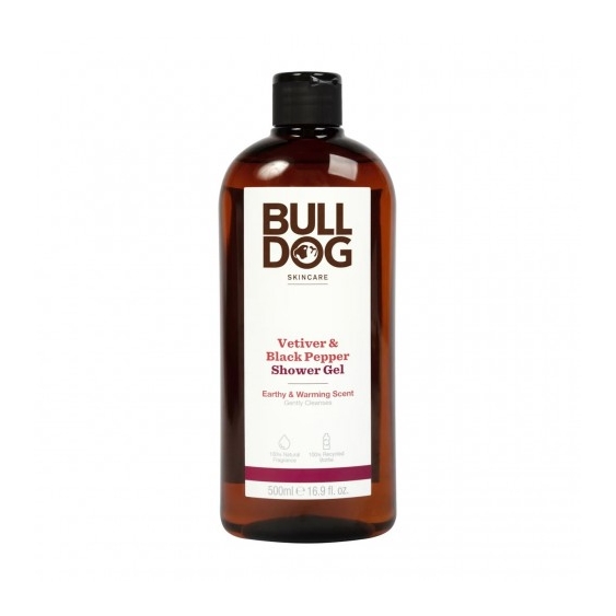 Bulldog Vetiver & Black Pepper Shower Gel - Gel Doccia rinvigorente 500 ml
