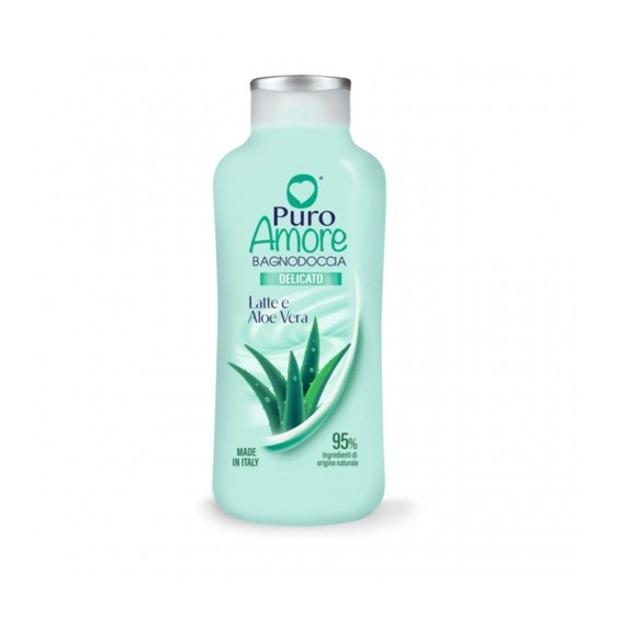 Puro Amore Latte E Aloe Vera - Bagnodoccia Delicato 650 ml