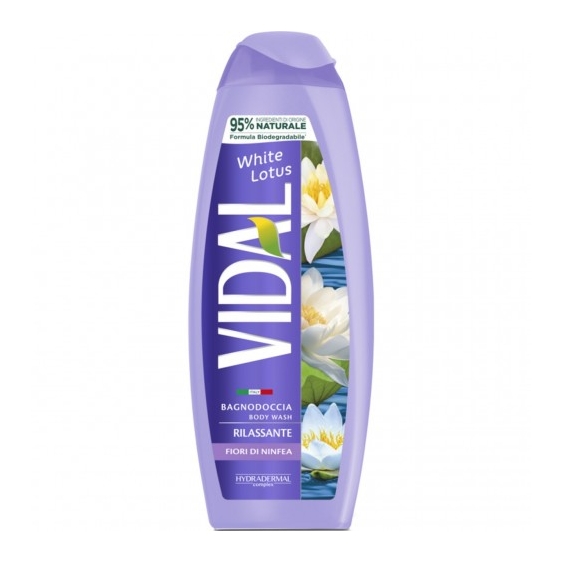 Vidal White Lotus - Bagnodoccia Rilassante ai Fiori di Ninfea 500 ml