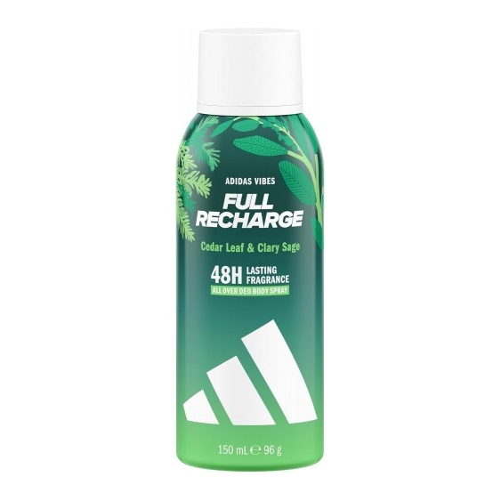 Adidas Vibes Full Recharge - Deodorante Spray Corpo 150 ml