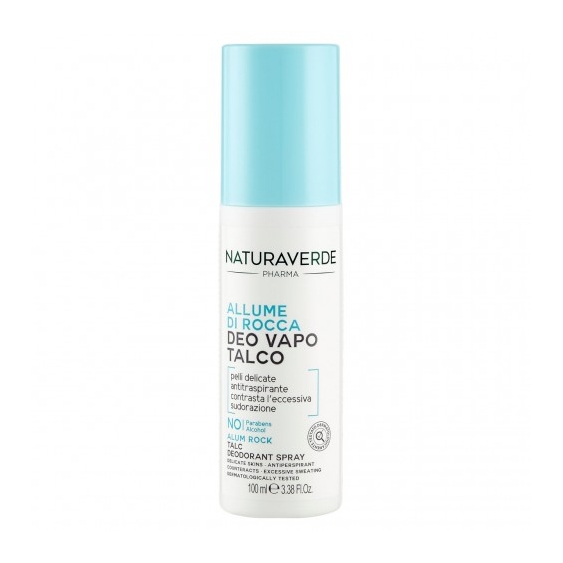 Naturaverde Deo Vapo Talco Allume di Rocca - Deodorante spray 100 ml