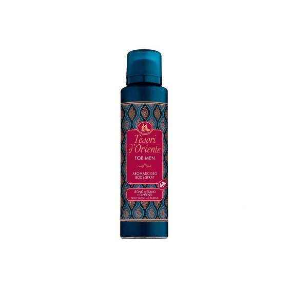Tesori D'Oriente For Men - Deodorante Spray Legno Di Ebano E Ginseng 150 ml