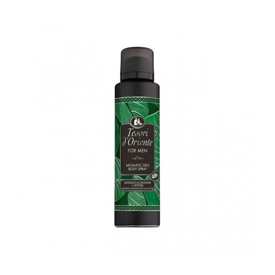 Tesori D'Oriente For Men - Deodorante Spray Sandalo del Kashmir e Vetiver 150 ml