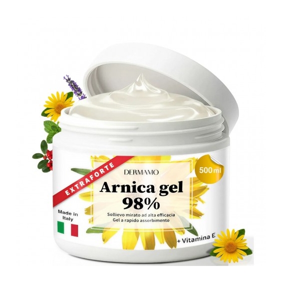 Dermamo Arnica Gel 98% - Sollievo mirato ad alta efficacia 500 ml