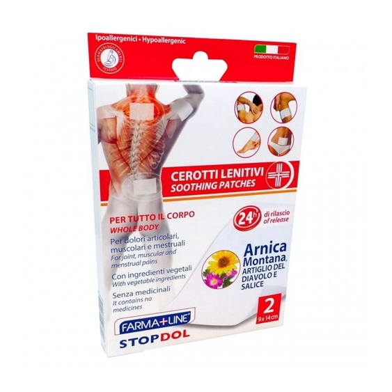 Farmaline Stopdol Cerotti Lenitivi - 2 cerotti per dolori articolari