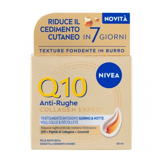 Nivea Q10 Anti-rughe Collagen Expert - Trattamento intensivo Giorno e Notte 50 ml