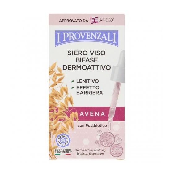 I Provenzali Avena - Siero Viso Bifase Dermoattivo Lenitivo Effetto Barriera 30 ml