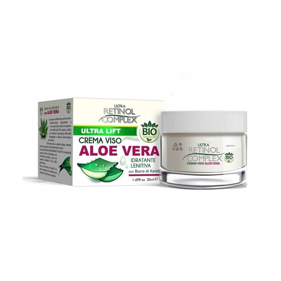 Retinol Complex Ultra Lift Crema Viso Aloe Vera Idratante Lenitiva 50 ml