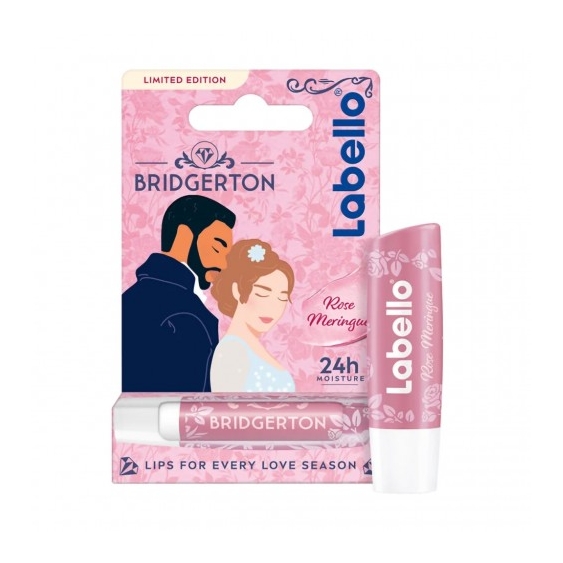 Labello Bridgerton Rose Meringue - Balsamo Labbra Idratante e Protettivo 5,5 ml