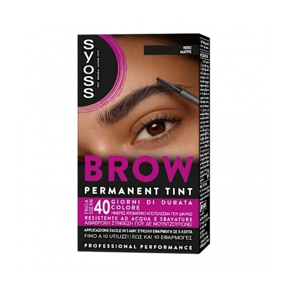 Syoss Brow Permanent Tint - Tinta Sopracciglia - Nero