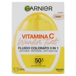 Garnier Vitamina C Wonder Tint SPF50+ Fluido Colorato 3 In 1 - Light