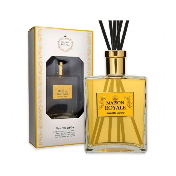 Maison Royale Vanille Noire - Profumatore per Ambiente con bastoncini 500 ml