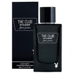 Playboy The Club Black Edition - Eau de Toilette Uomo 50 ml Vapo