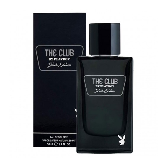 Playboy The Club Black Edition - Eau de Toilette Uomo 50 ml Vapo