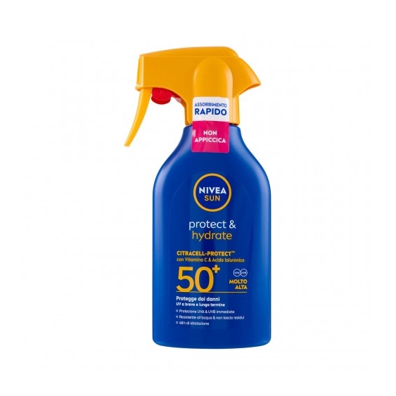 Nivea Sun Protect & Hydrate Spf50+ Spray Solare con Protezione Molto Alta 250 ml