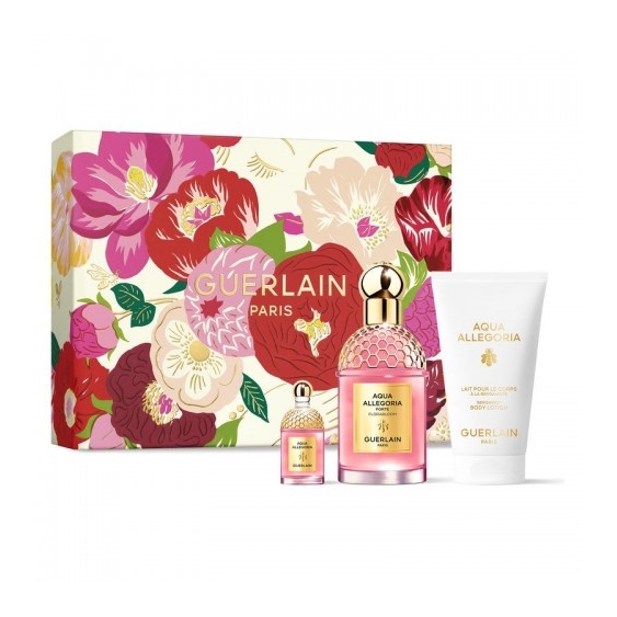 Guerlain Aqua Allegoria Forte Florabloom - Eau De Parfum 75 Ml + Eau De Parfum 7,5 Ml + Latte Corpo 75 Ml