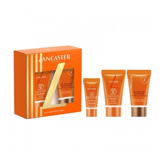 Lancaster My Sun Routine Spf30 - Crema viso Protettiva 15 ml + latte corpo Protettivo 50 ml + Doposole 50 ml