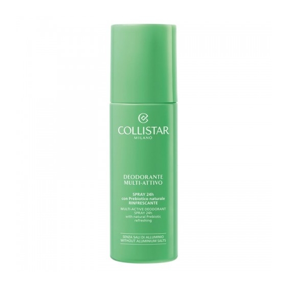 Collistar Deodorante Multi-Attivo Spray 24h Con Prebiotico Naturale Rinfrescante 100 Ml