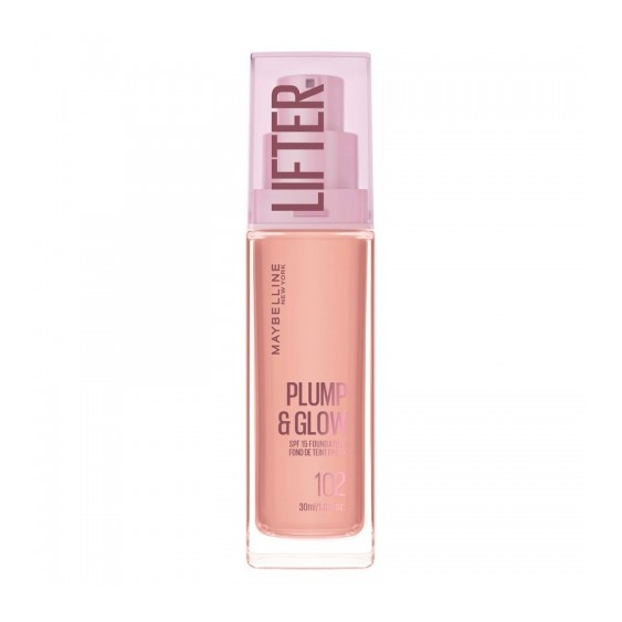 Maybelline Lifter Plump & Glow Spf15 Foundation N. 102