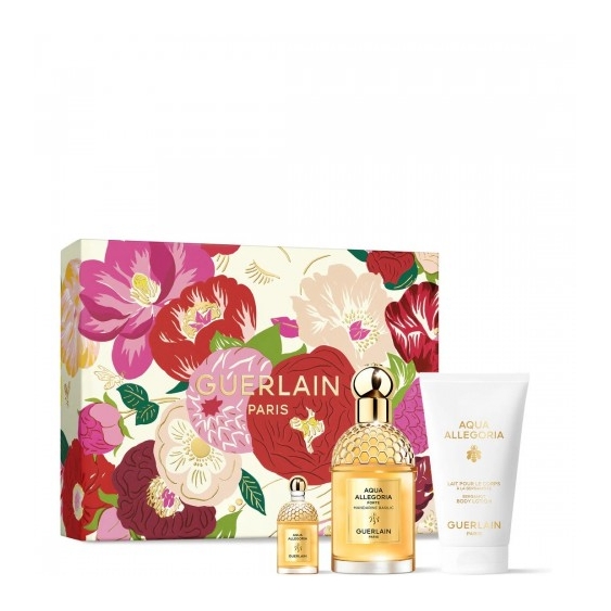 Guerlain Aqua Allegoria Mandarine Basilic Forte - Edp 75 Ml + Edp 7,5 Ml + Latte corpo 75 Ml