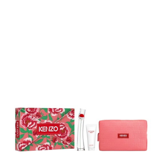 Kenzo Flower By Kenzo - Eau De Parfum 50 Ml + Latte Corpo 75 Ml + Pochette