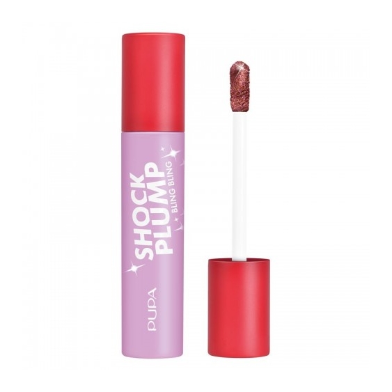 Pupa Shock Plump Bling Bling - Gloss Labbra N. 014 24-Carat Choco