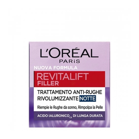 L'Oreal Paris Revitalift Filler - Trattamento Anti-Rughe Rivolumizzante Notte 50 ml