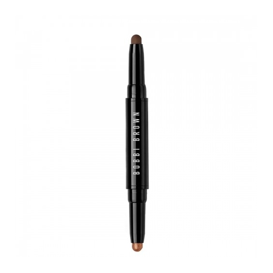 Bobbi Brown Dual-Ended Long-Wear Cream Ombretto Duo In Stic Milk Chocolate + Midnight Brow