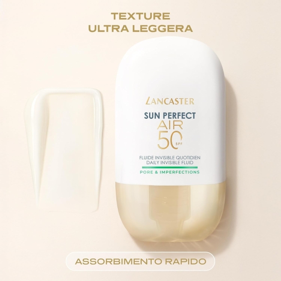 Lancaster Sun Perfect Air Spf50 Pore e Imperfections - Protezione Solare 40 Ml