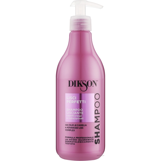 Dikson Lisci Perfetti Shampoo Per Capelli Indisciplinati E Crespi 500 Ml
